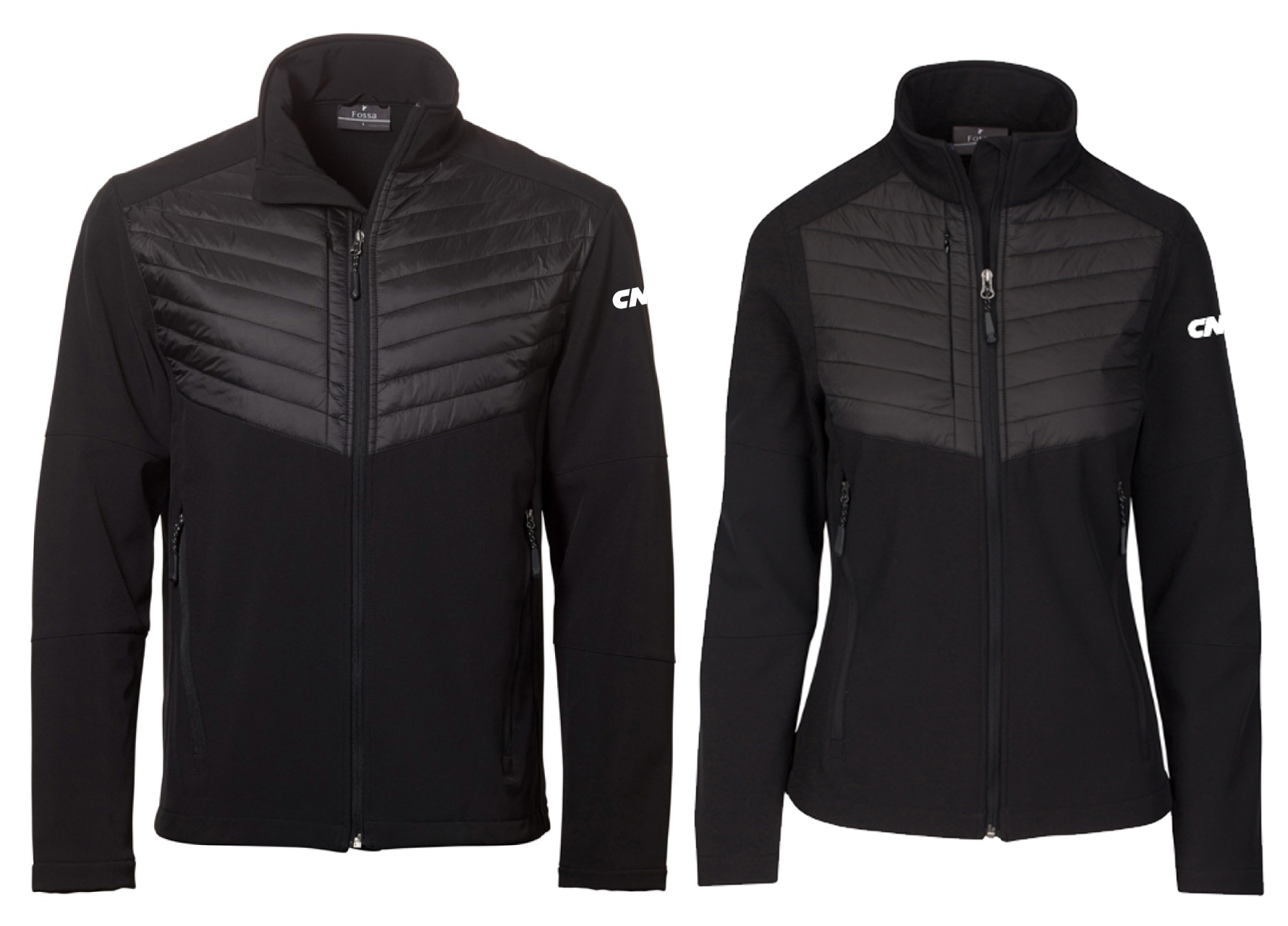 <b>Fossa Apparel Aurora Soft Shell Jacket</b><br />
Tougher than it looks, this soft shell that is water resistant and breathable, designed with a puffer chest for added warmth on chilly days.  <br />
<br />
•3 layer bonded soft shell – water wind resistant, breathable<br />
•polyfill chest area<br />
•chest and front zipper pockets<br />
•adjustable hem drawcords<br />
•elastic inner cuffs<br />
<br />
<b>Fabric:</b> 95% polyester, 5% spandex, 10.93 oz<br />
Waterproofness: 1000 mm (water resistant)<br />
Breathability Rating: 800 – 1000mm<br />
Weight: 9.14 oz.