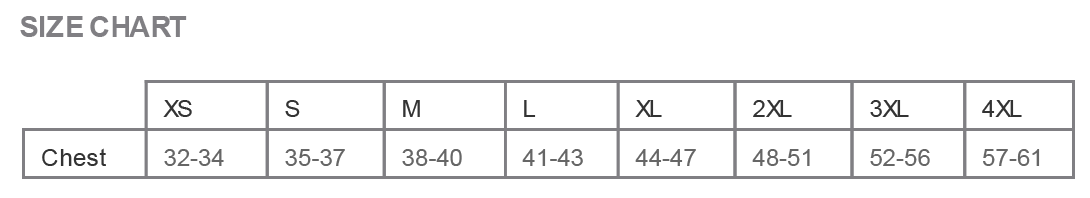 Men's Size Chart